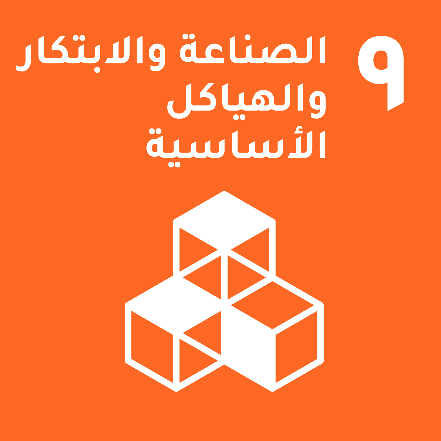 الهدف التاسع/ الصناعة والابتكار والهياكل الأساسية