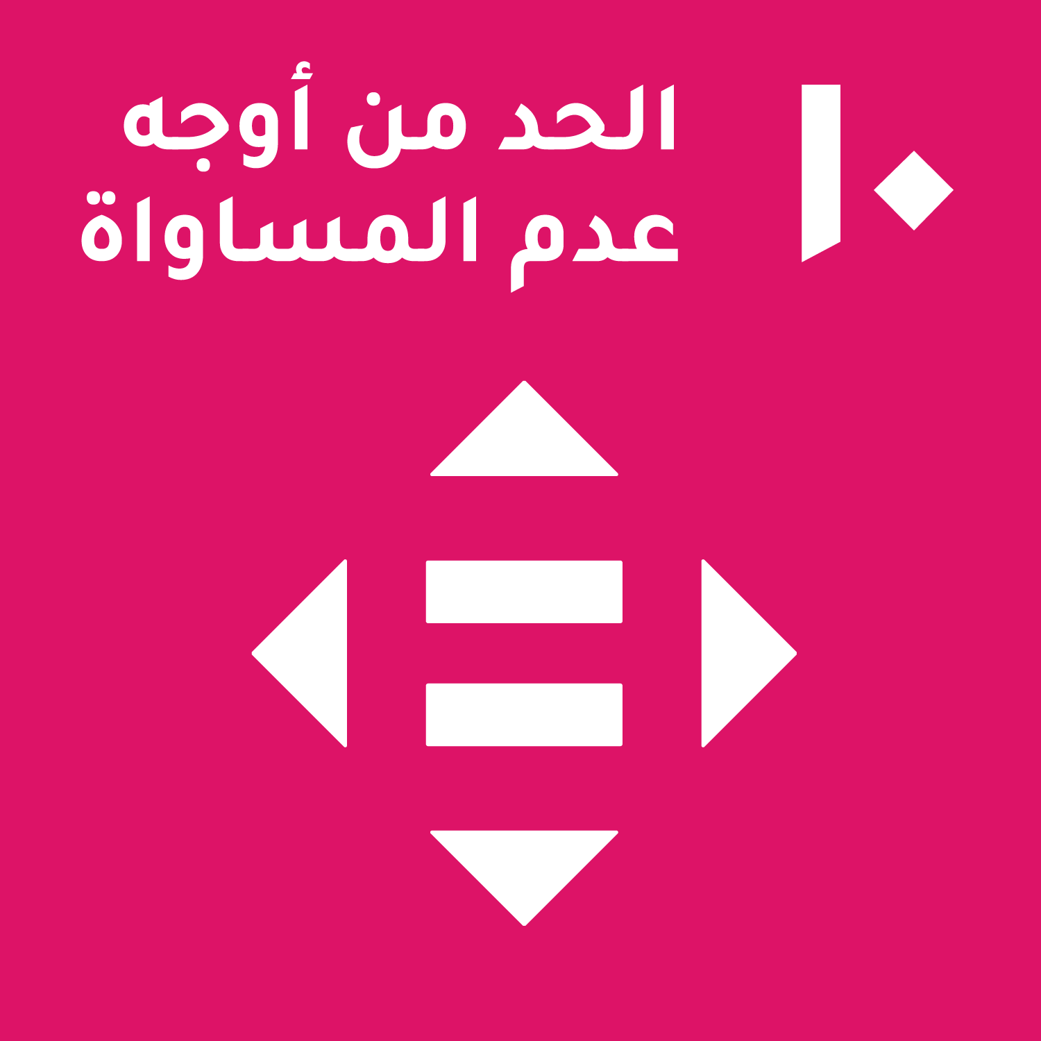 الهدف العاشر/ الحد من عدم المساواة